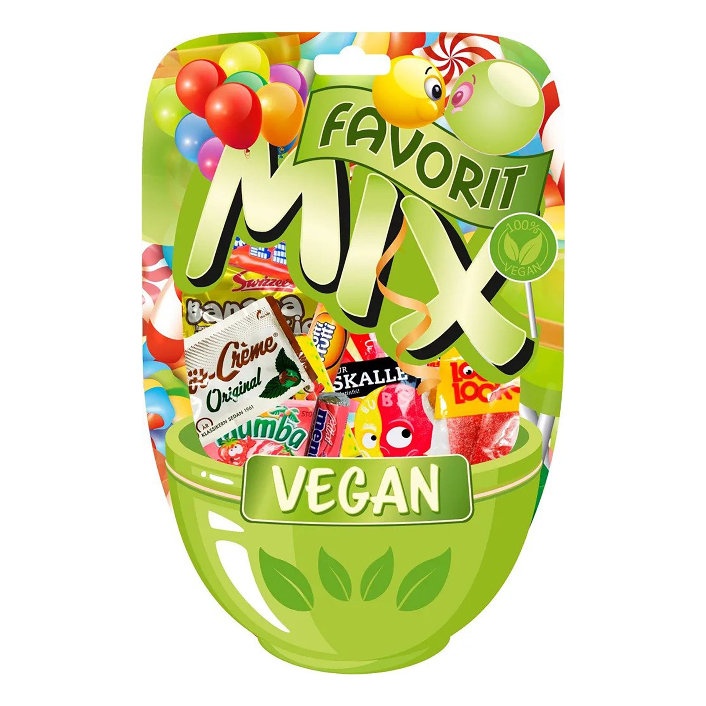 Favoritmix Vegan Godis - 145 gram