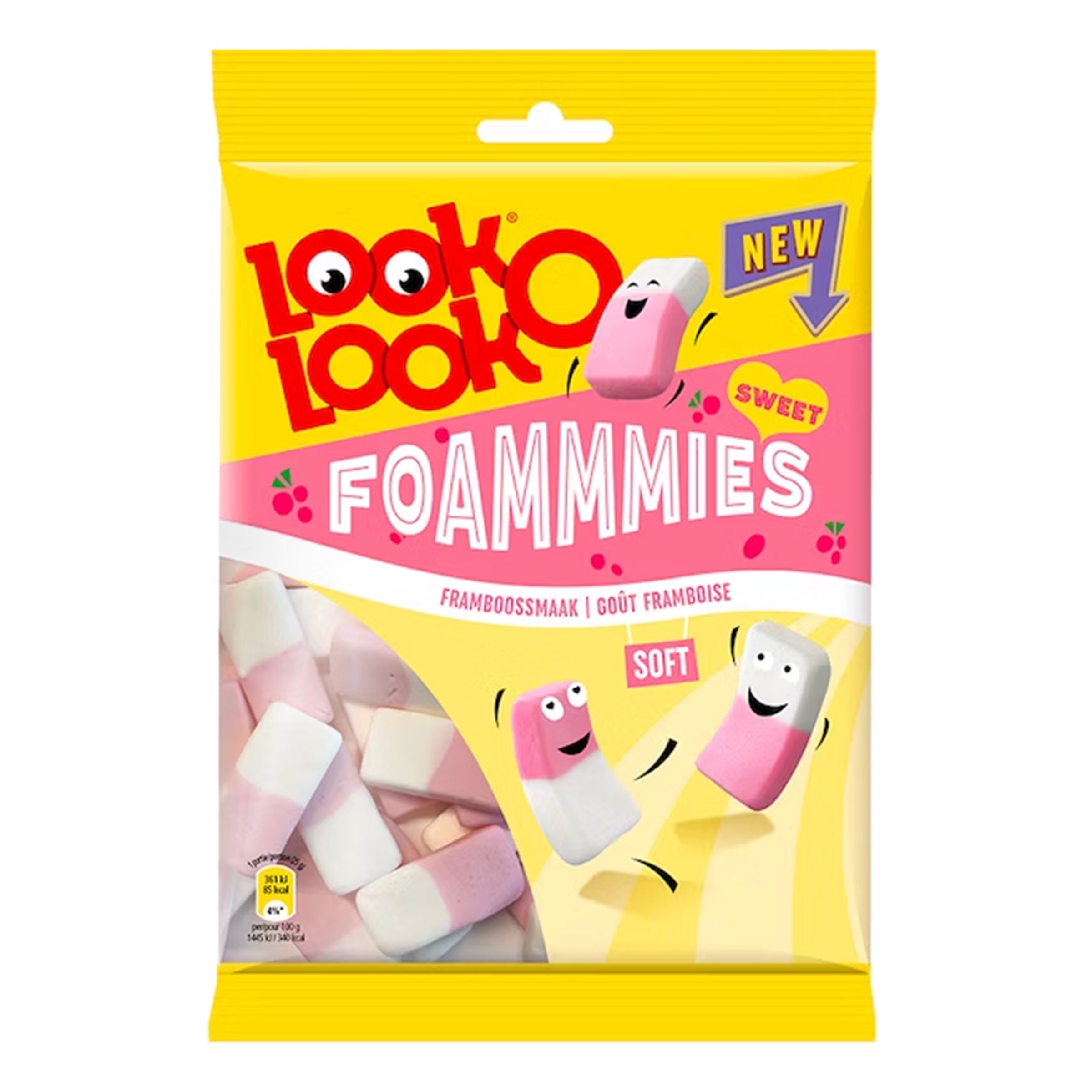 Look-O-Look Foammies Raspberry - 180 gram