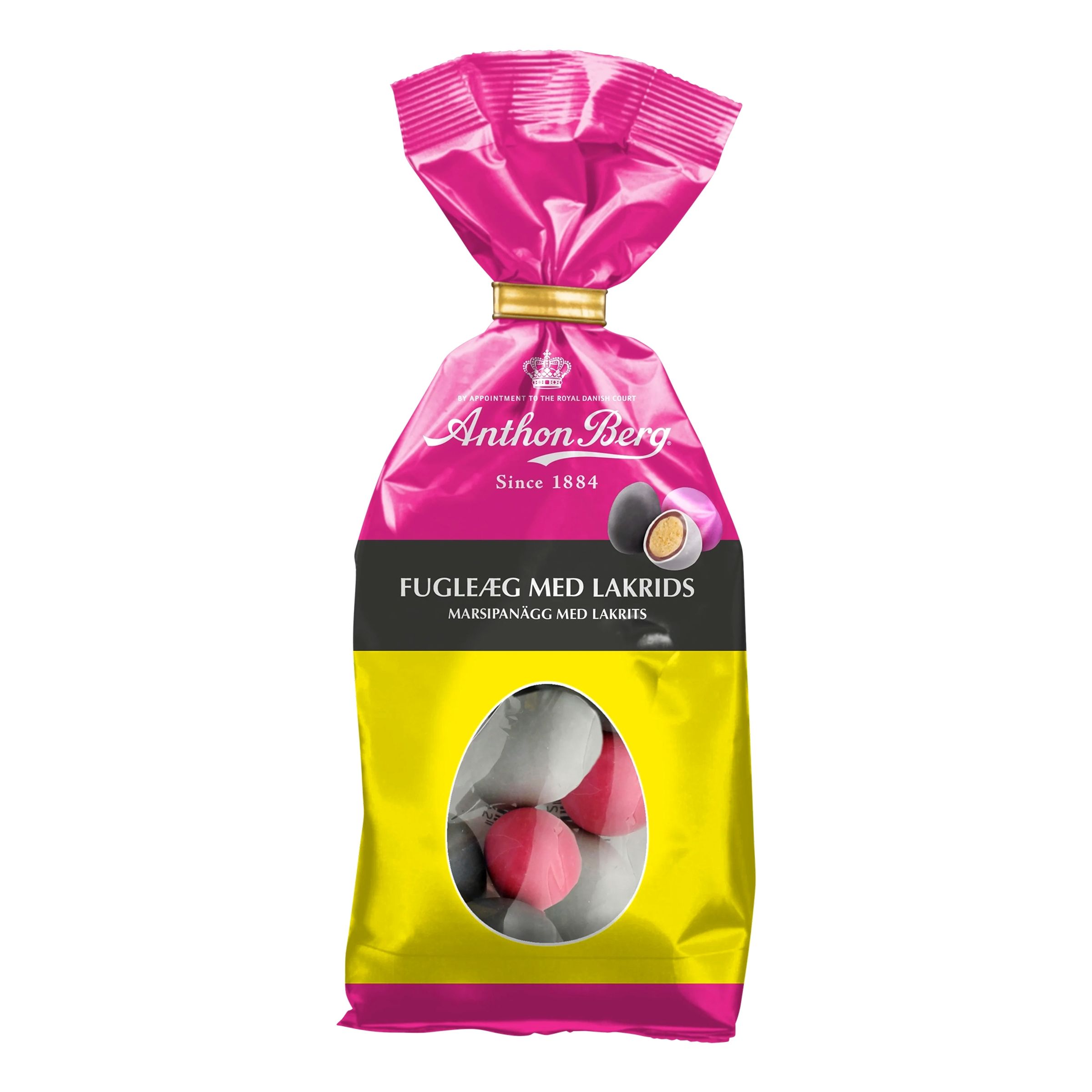 Anthon Berg Marsipanägg Lakrits - 124 gram