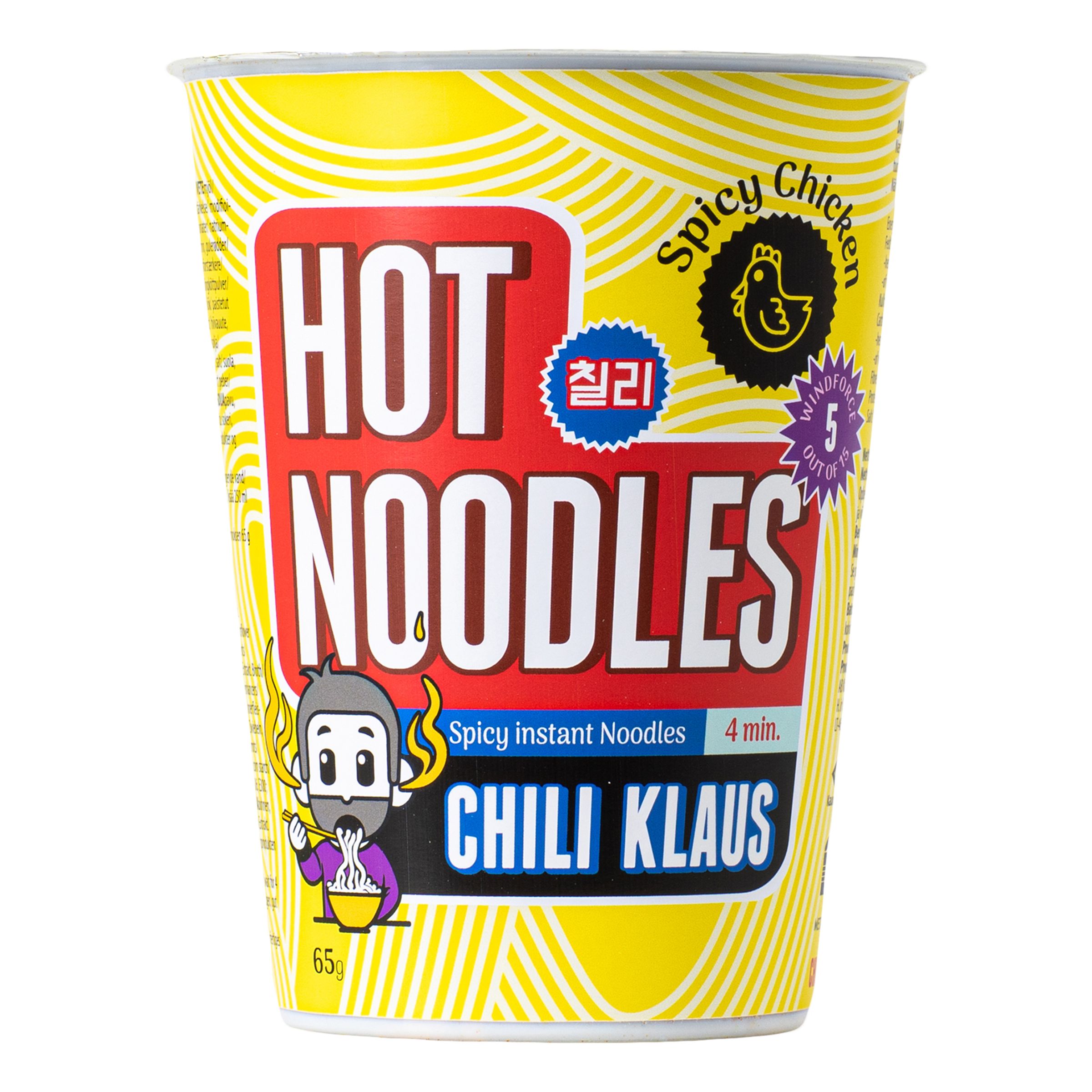 Chili Klaus Hot Noodles Spicy Chicken - 65 gram