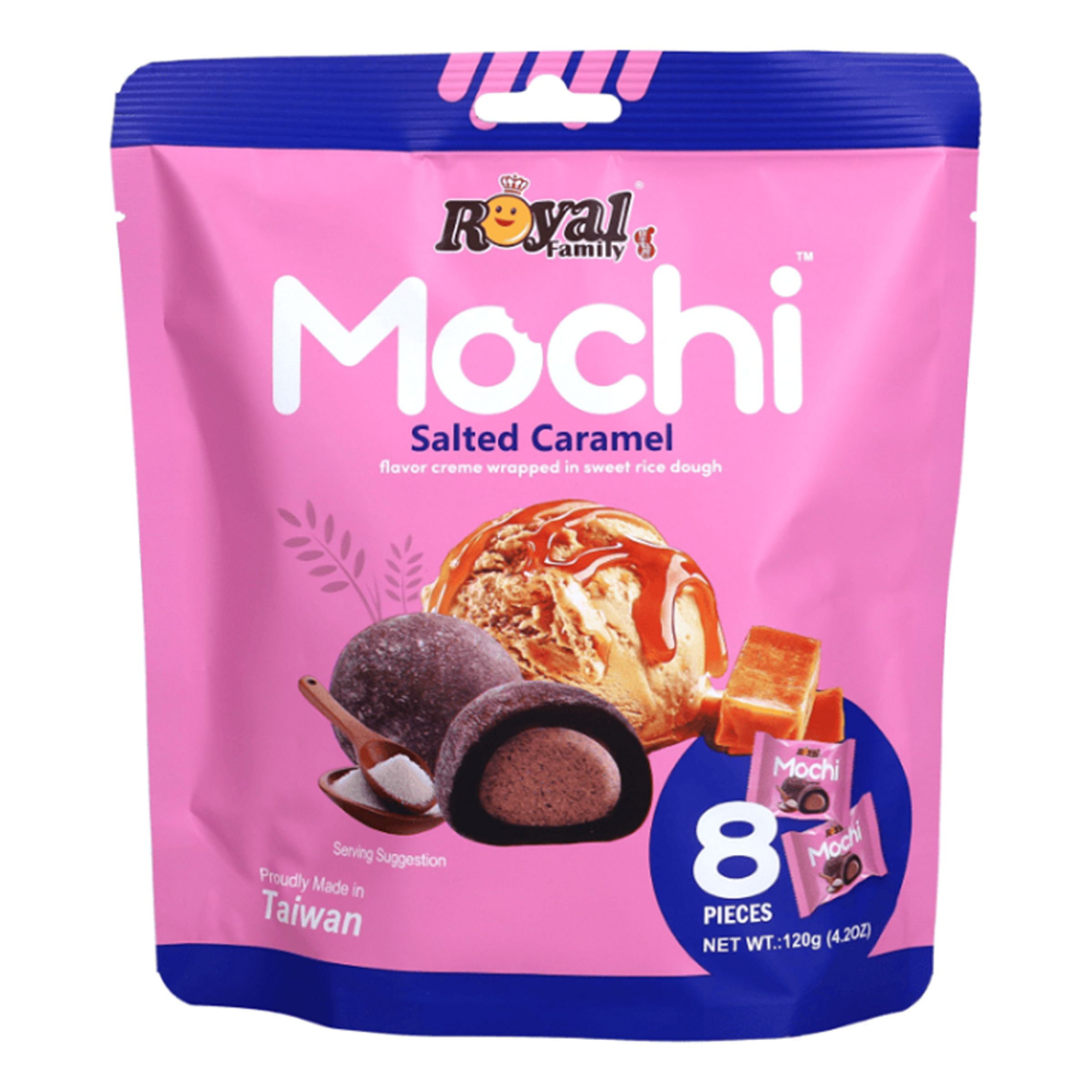 Royal Family Mochi Salted Caramel - 120 gram