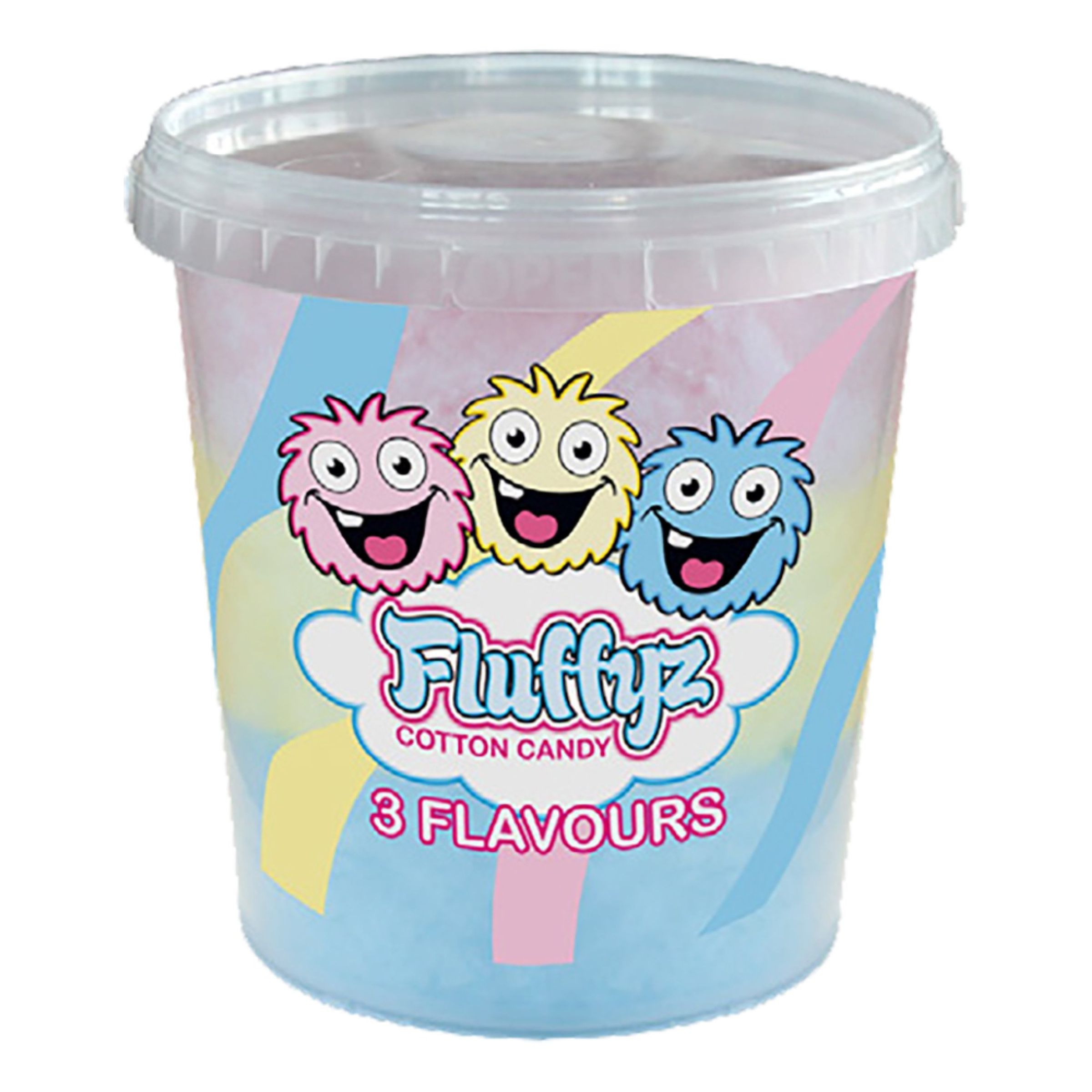 Fluffyz Sockervadd Blandade - 50 gram