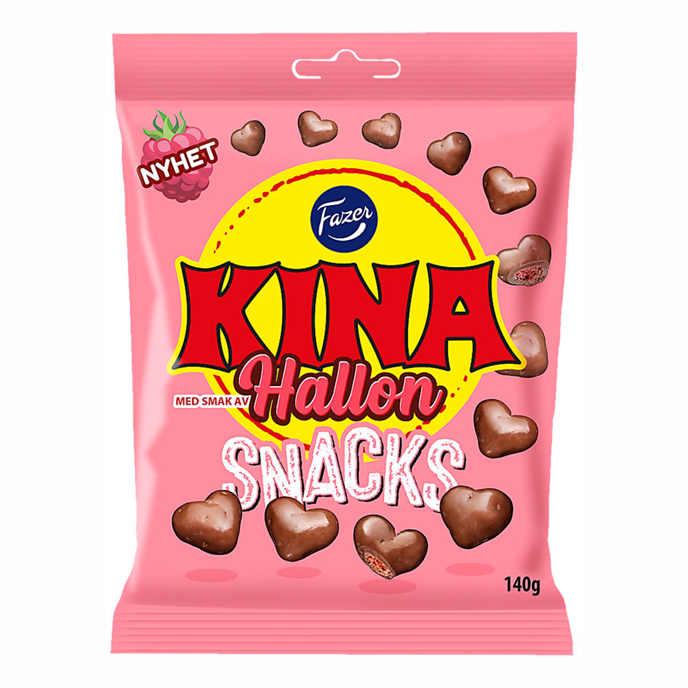 Kina Snacks Hallon - 140 gram