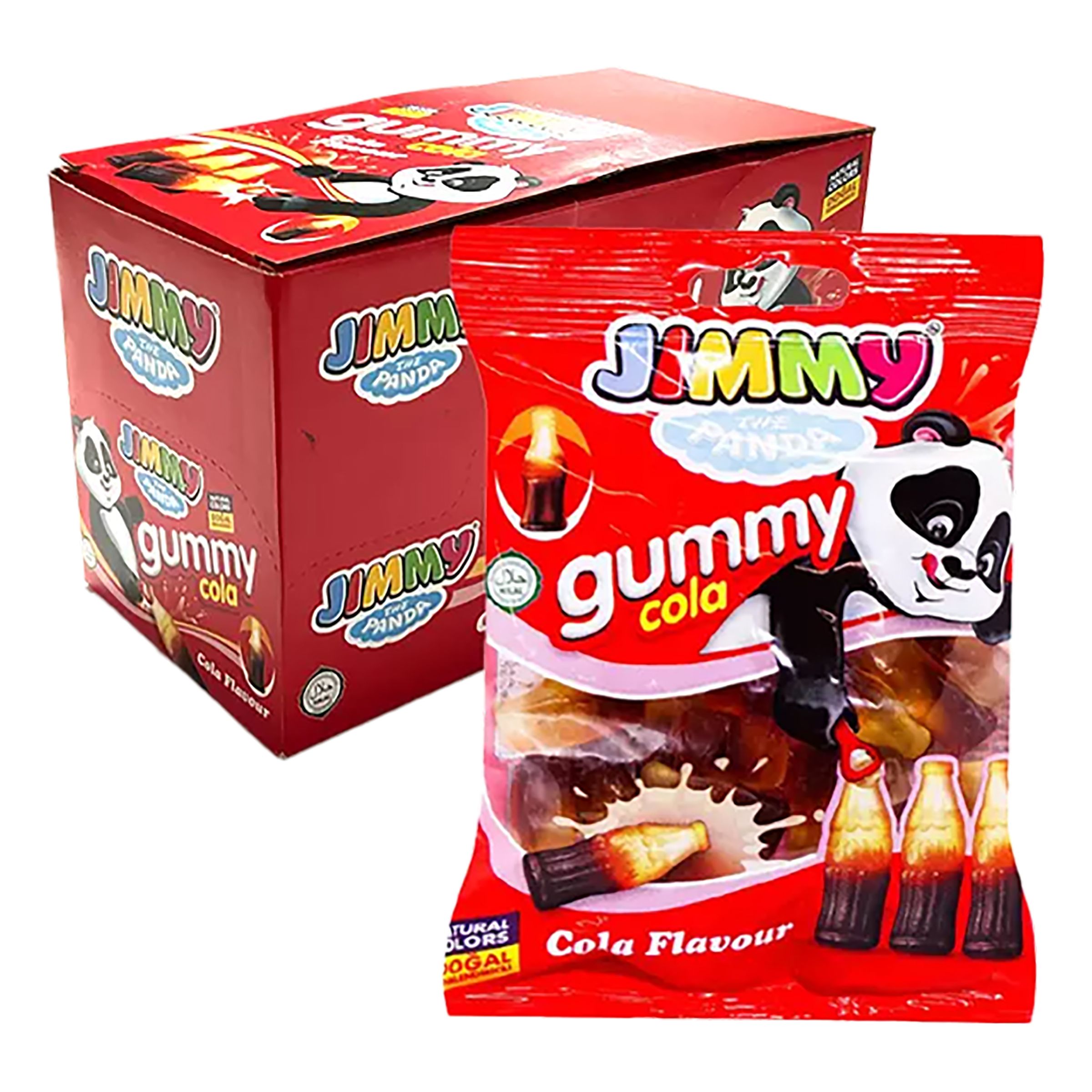 Jimmy the Panda Gummy Cola Storpack - 12-pack