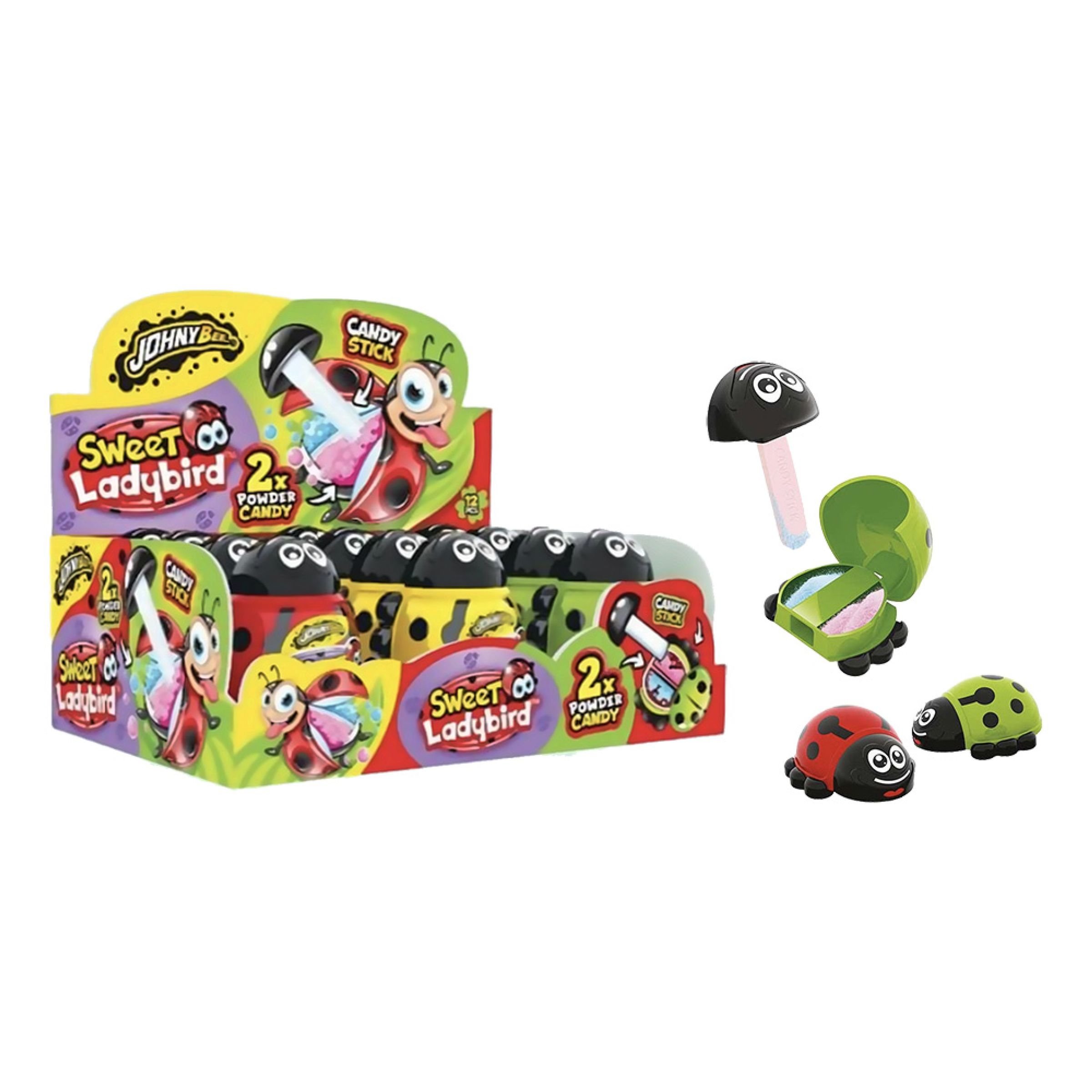 Sweet Ladybird Powder Candy Storpack - 12-pack