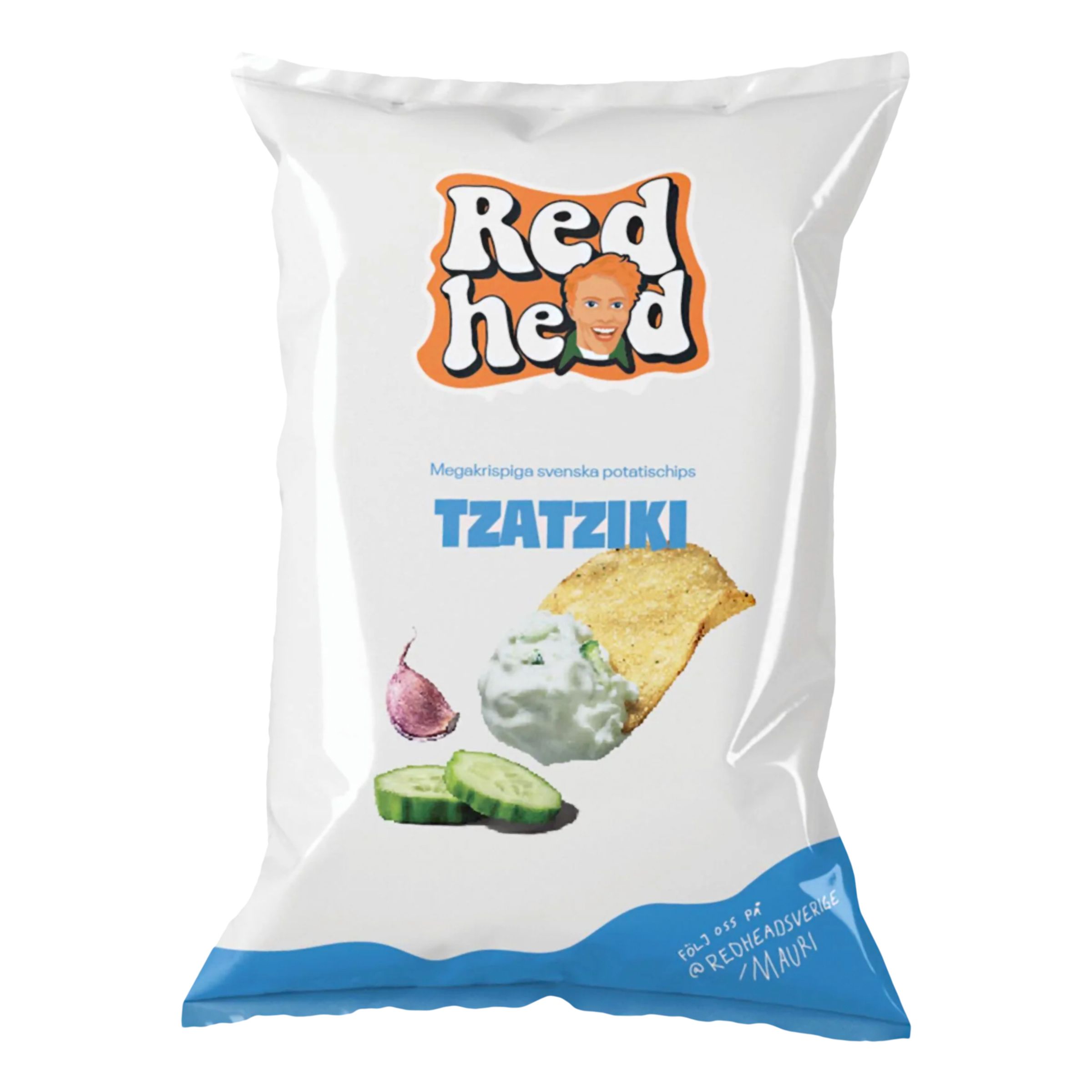 Redhead Tzatziki Chips - 150 gram