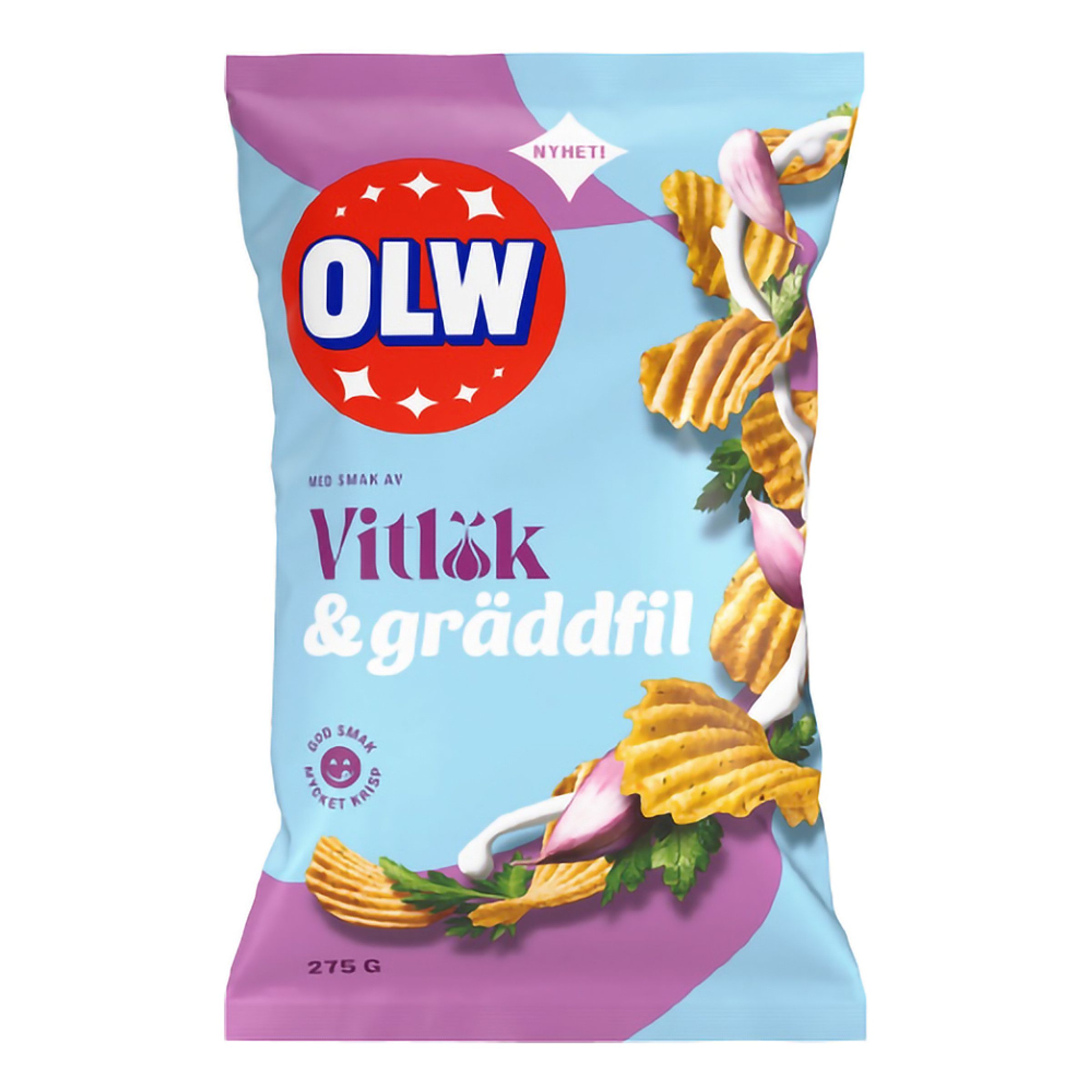 OLW Vitlök & Gräddfil - 275 gram