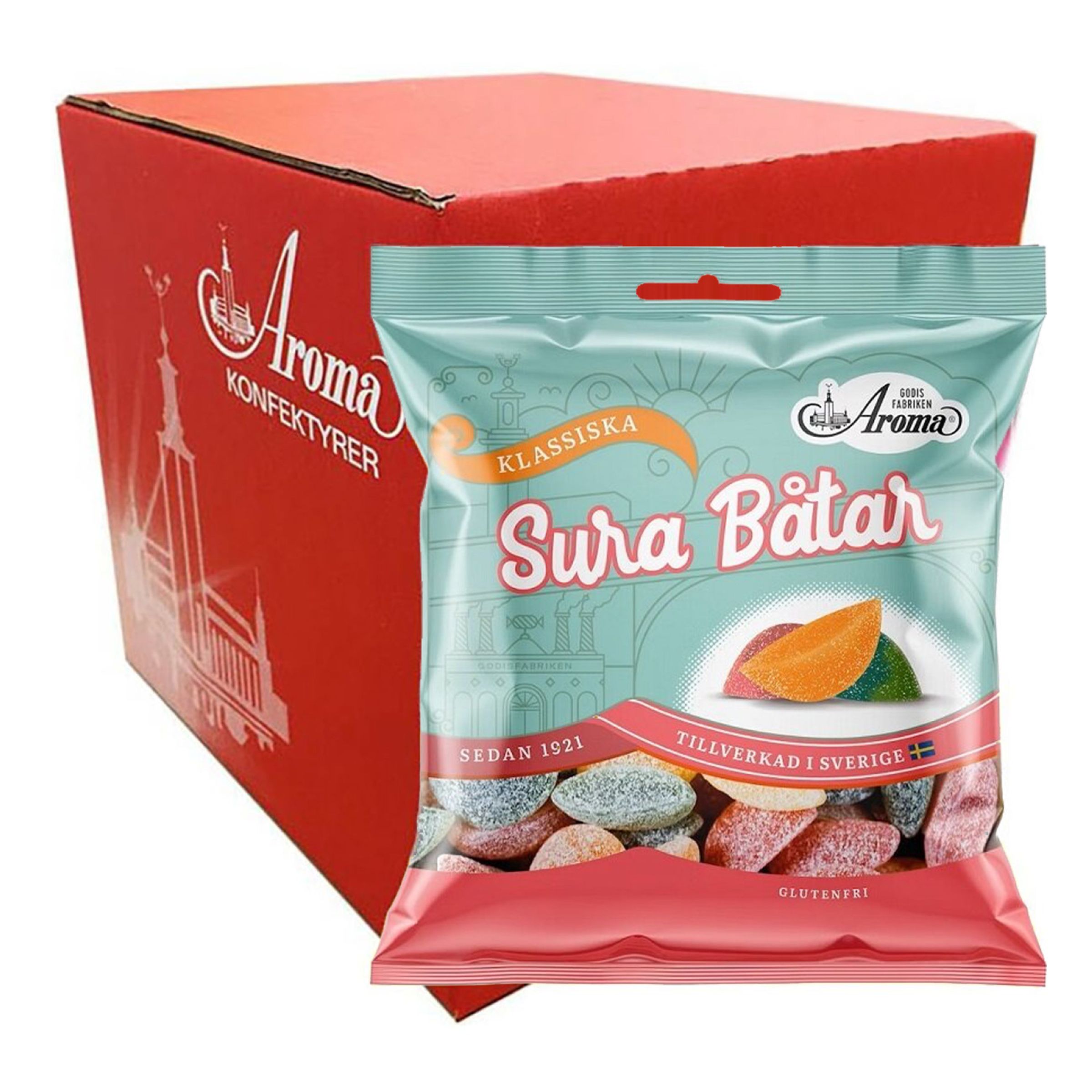 Aroma Sura Båtar i Påse Storpack - 20-pack