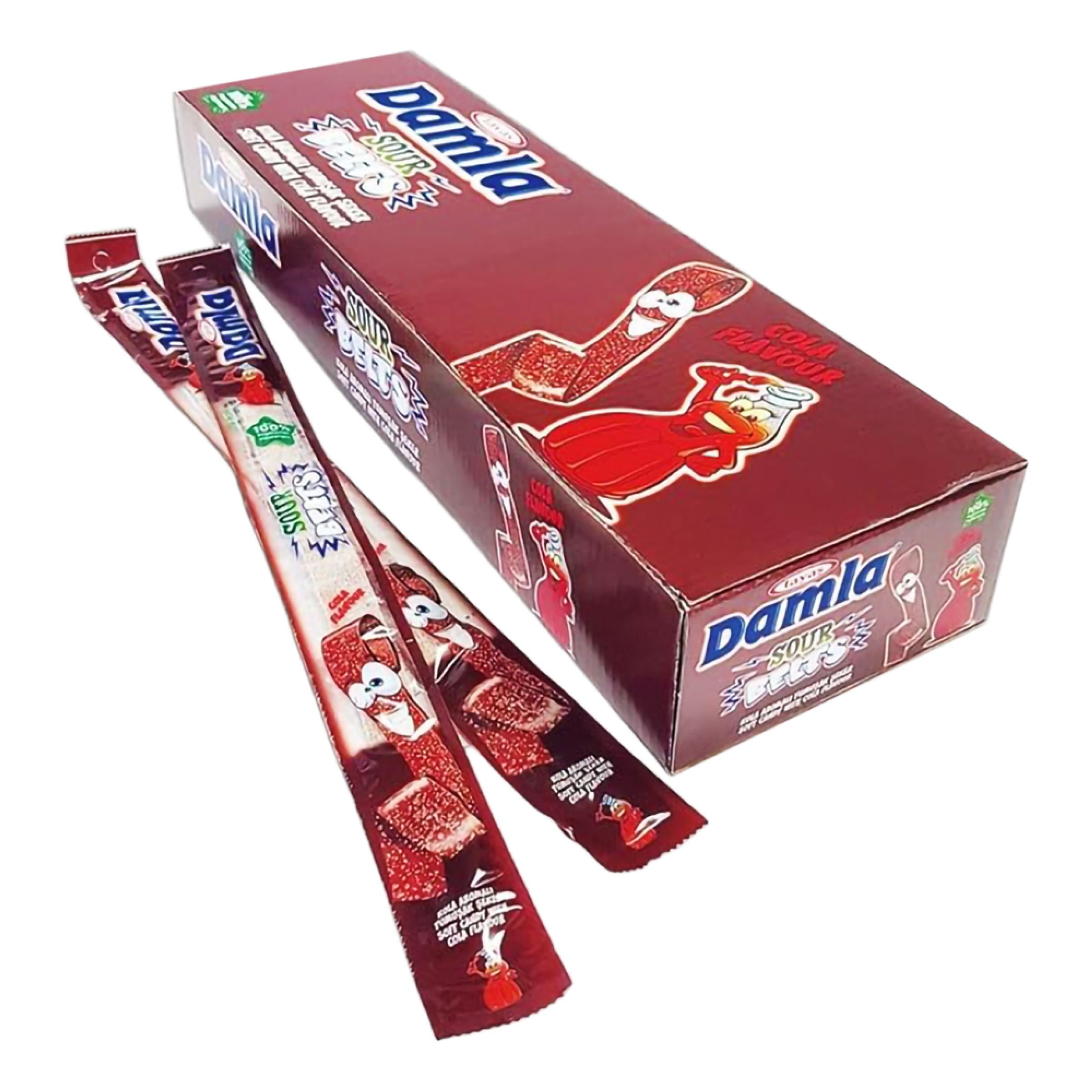 Damla Belts Sour Cola Storpack - 72-pack