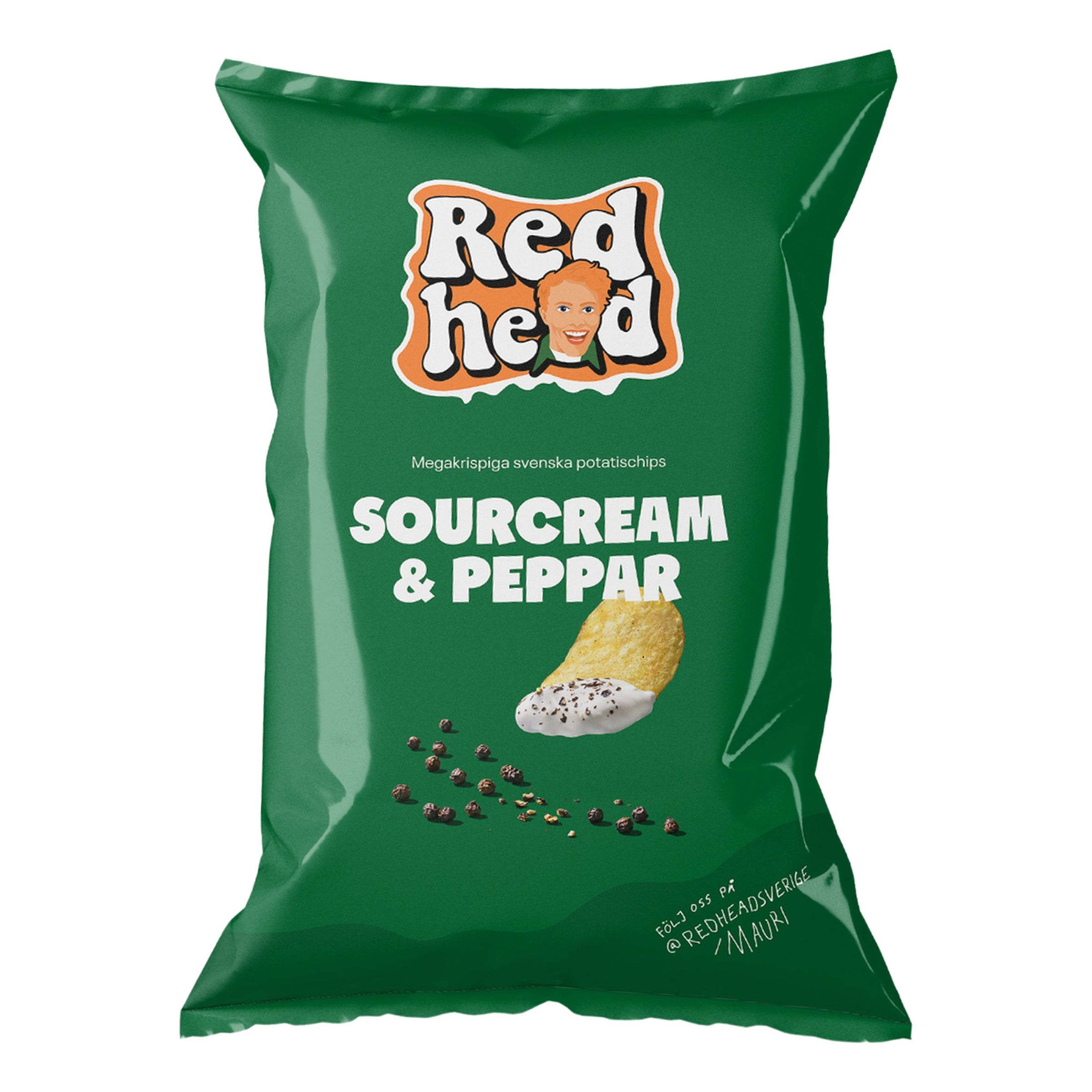 Redhead Sourcream & Peppar - 150 gram