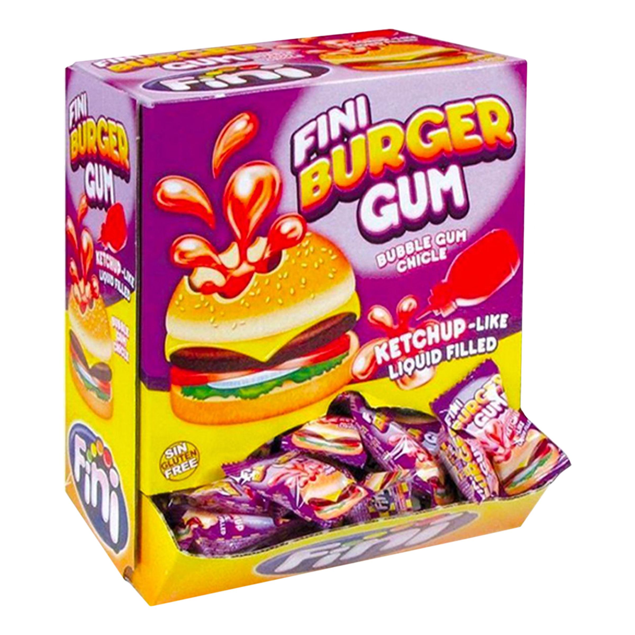 Fini Burger Gum Storpack - 200-pack