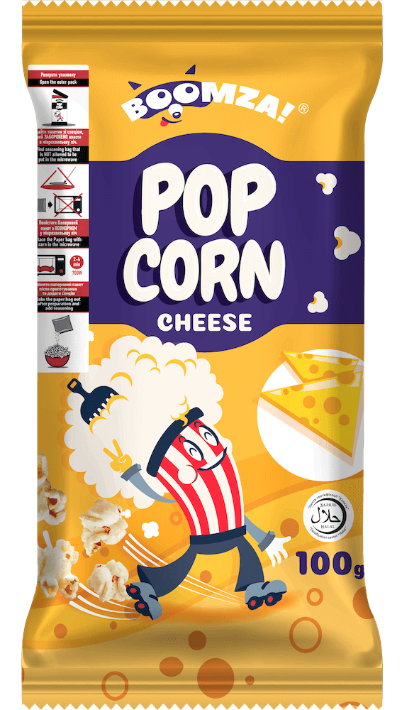 Boomza Mikropopcorn Cheese 100g