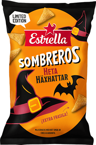 Estrella Sombreros Heta Häxhattar 120g