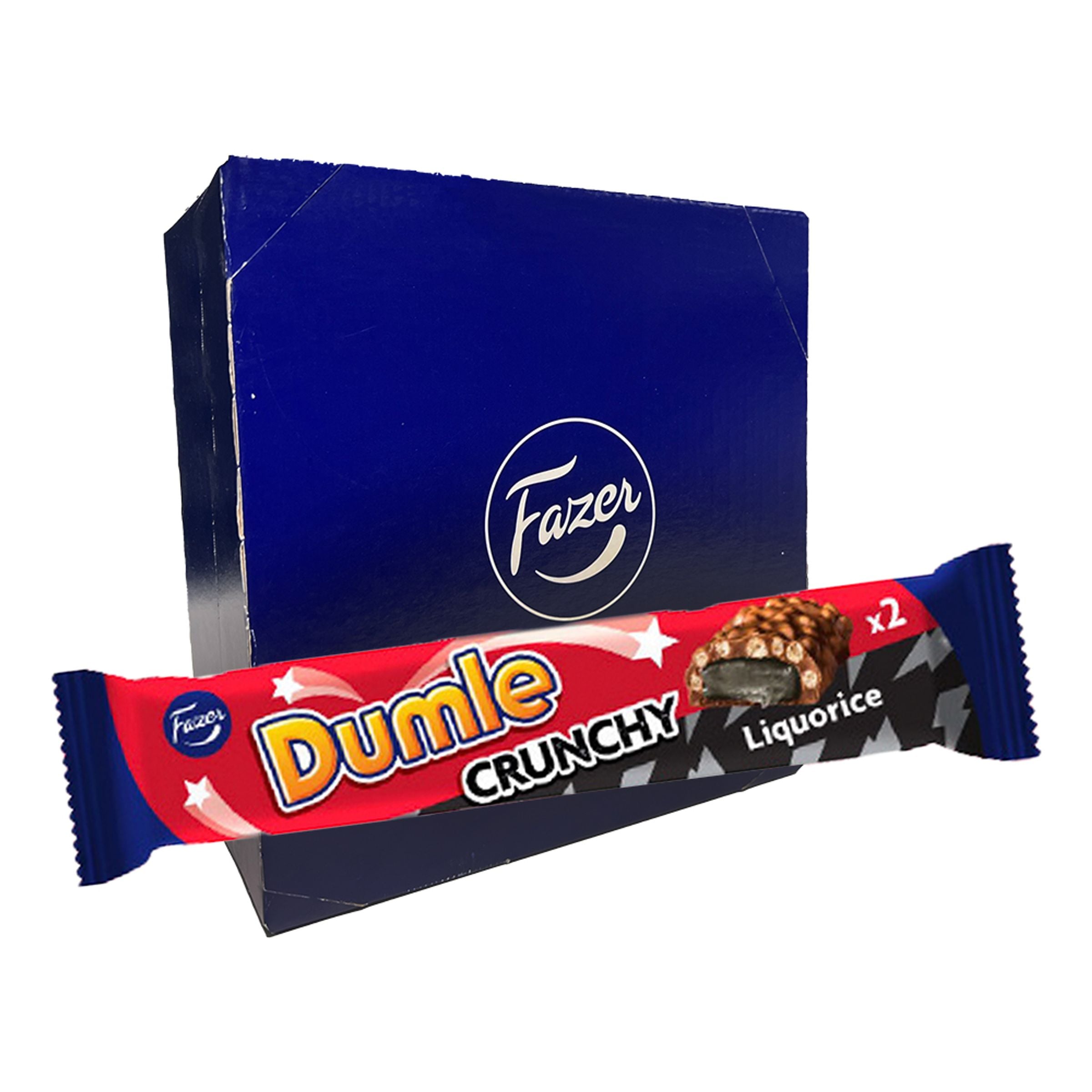 Dumle Crunchy Liquorice Dubbel Storpack - 20 x 55 g