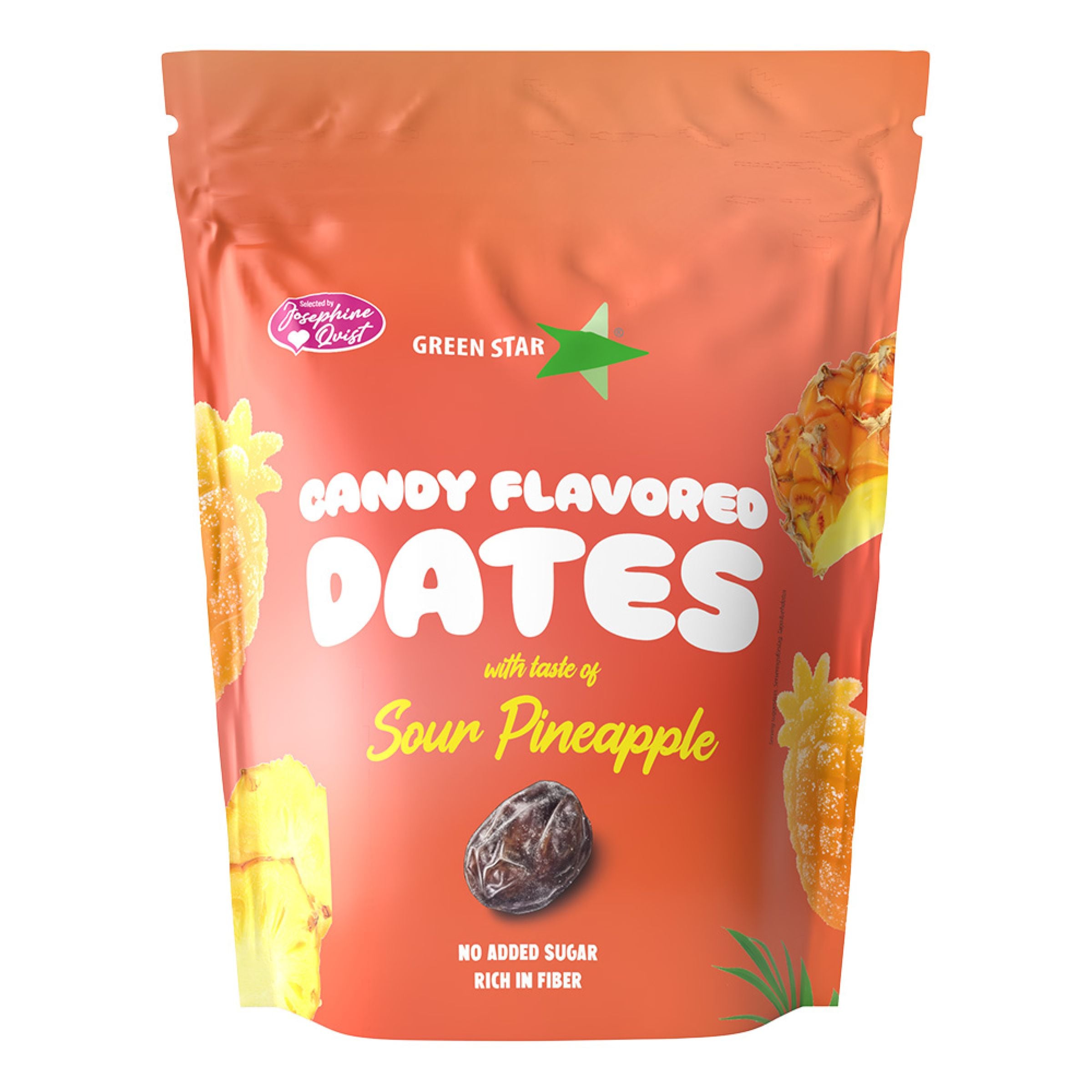 Green Star Dates Sour Pineapple - 90 g