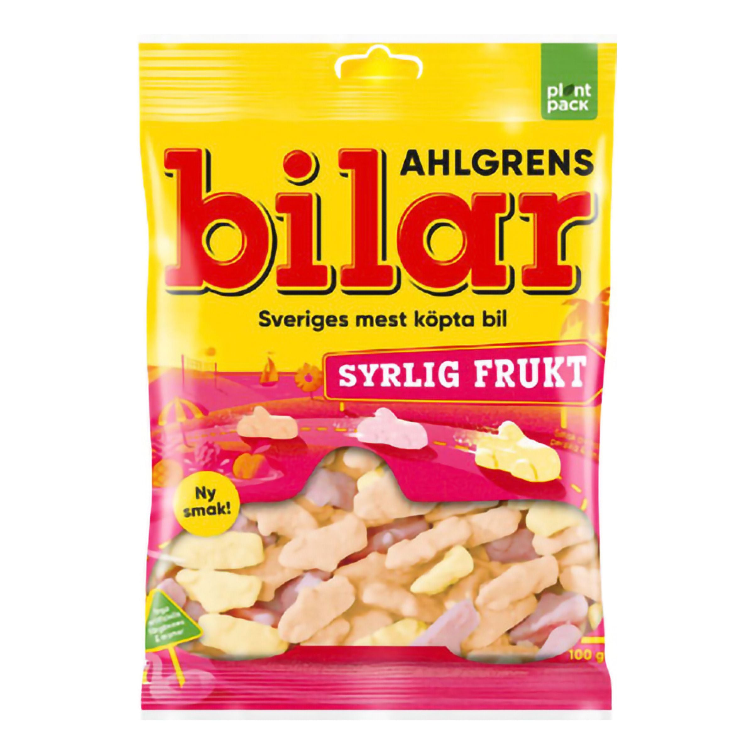 Ahlgrens Bilar Syrlig Frukt - 100 g