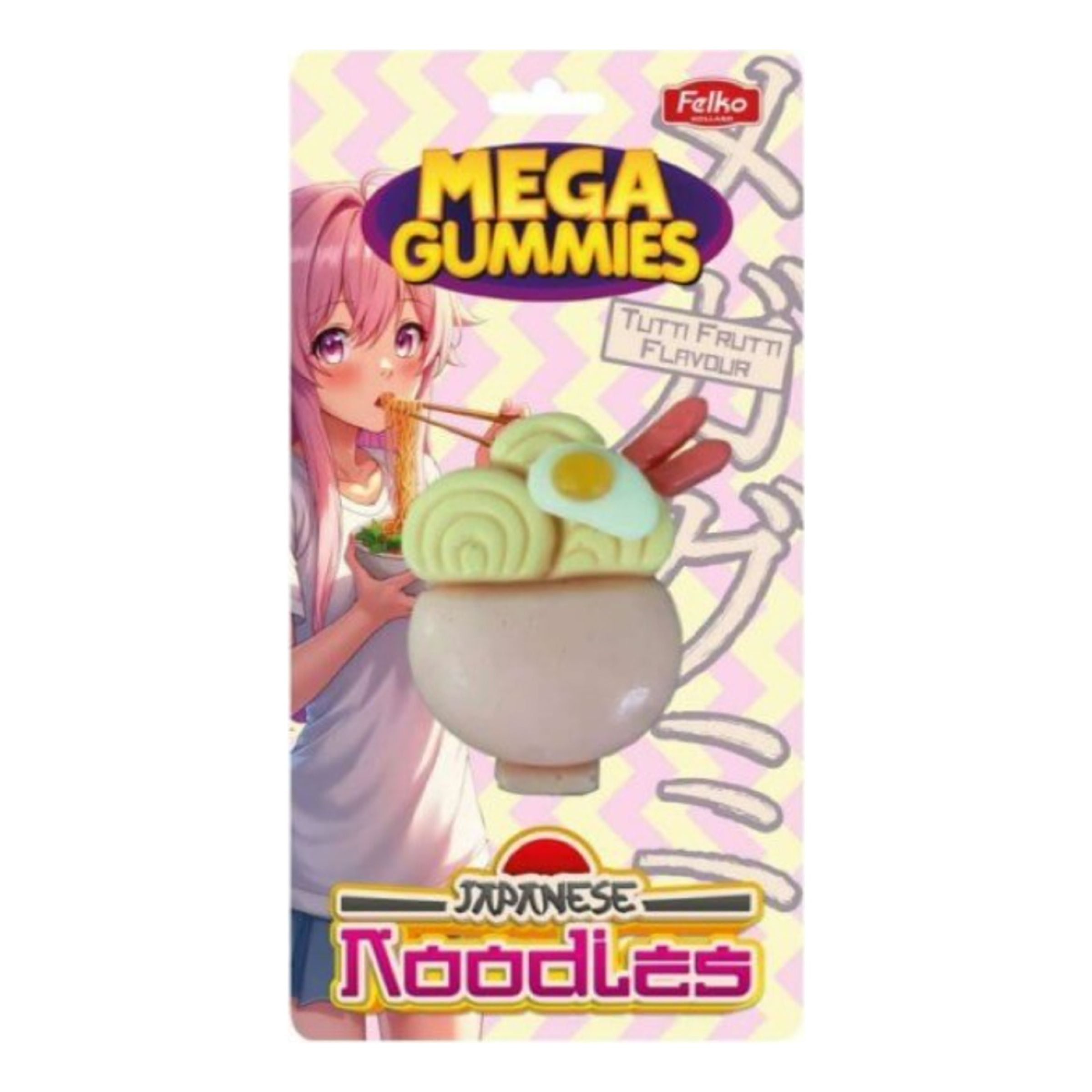 Felko Mega Gummies Japanese Noodles - 120 g