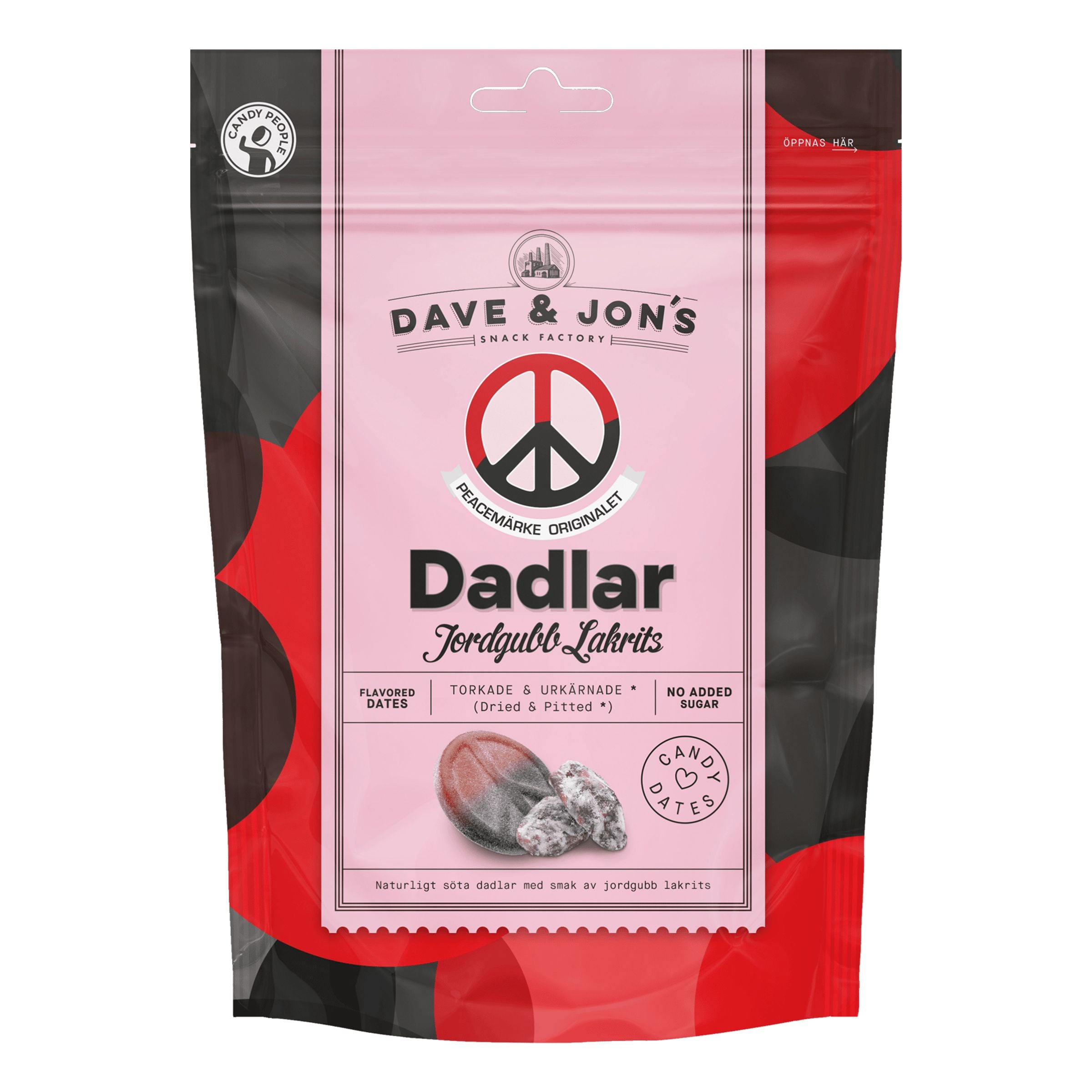 Dave & Jons Dadlar Peacemärke - 125 g