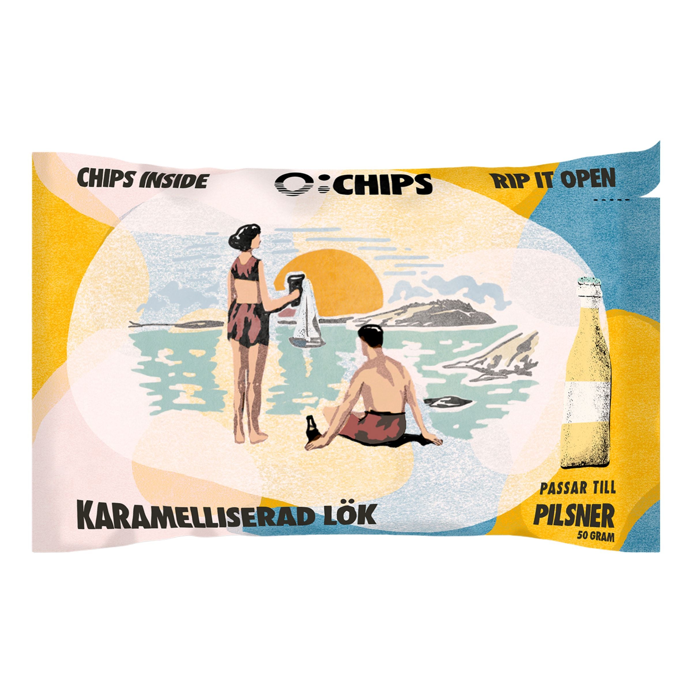 Ö-Chips Pilsner Karamelliserad Lök - 50 g
