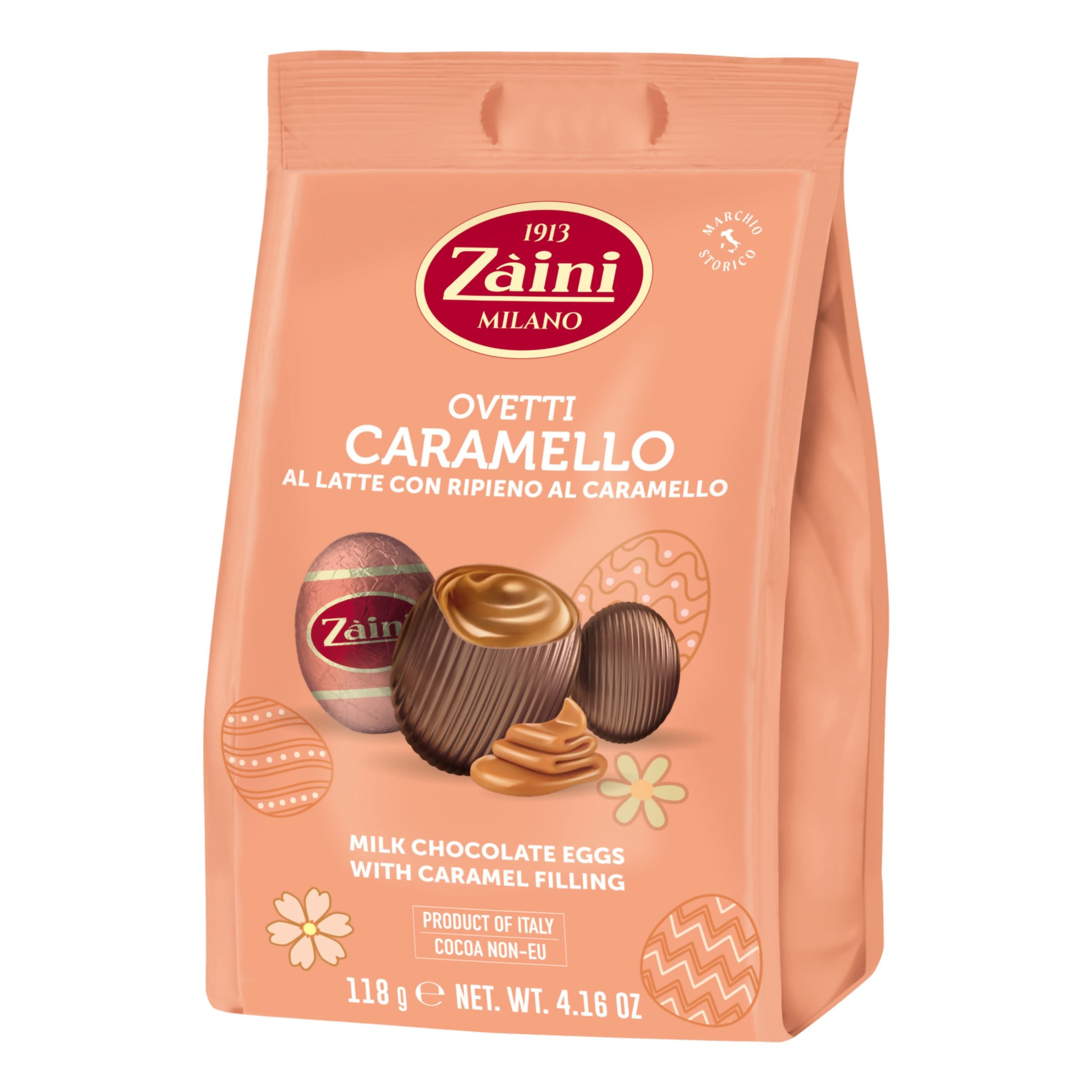 Mjölkchokladägg med Karamellfyllning - 118 g