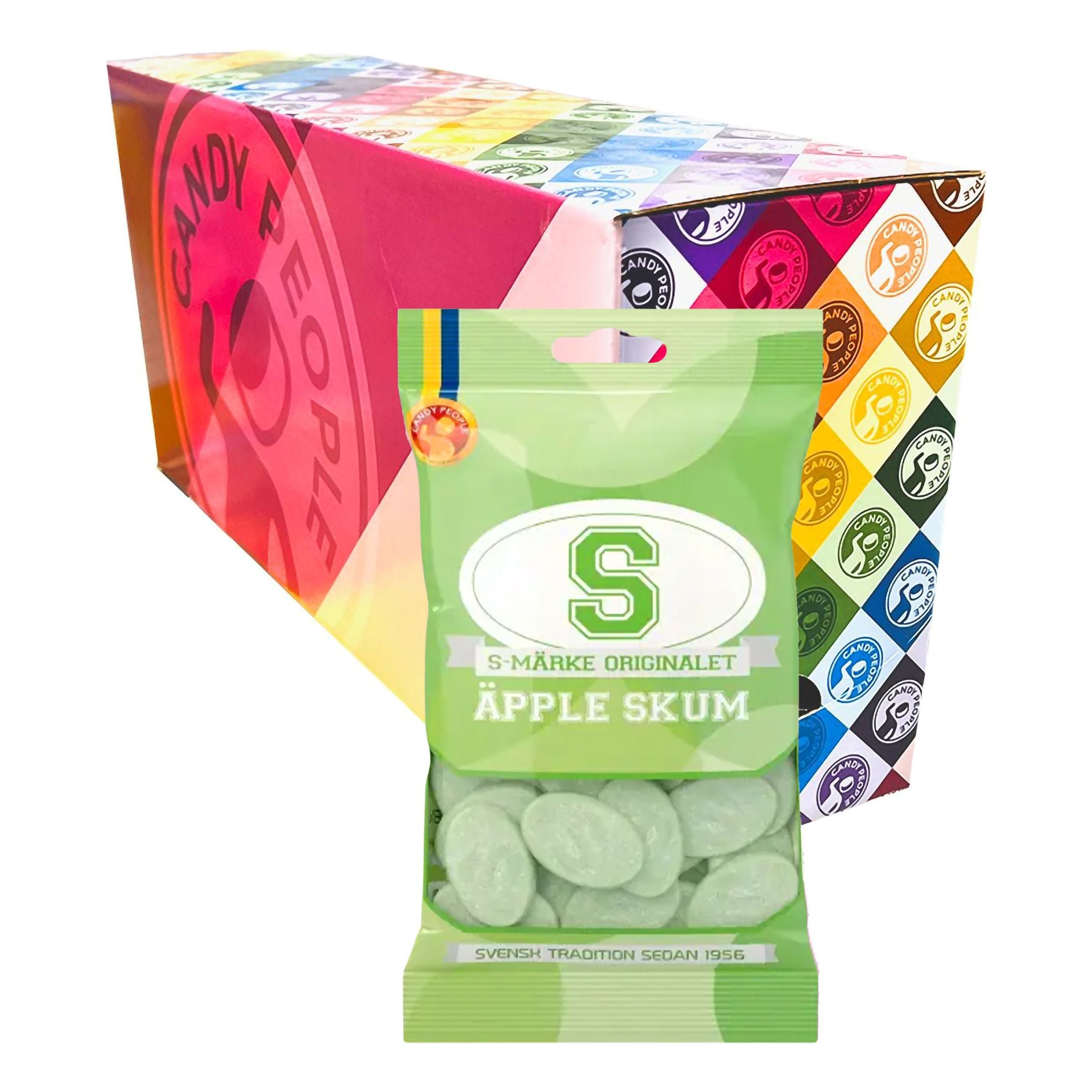 S-Märke Äpple Skum Storpack - 14 x 70 g
