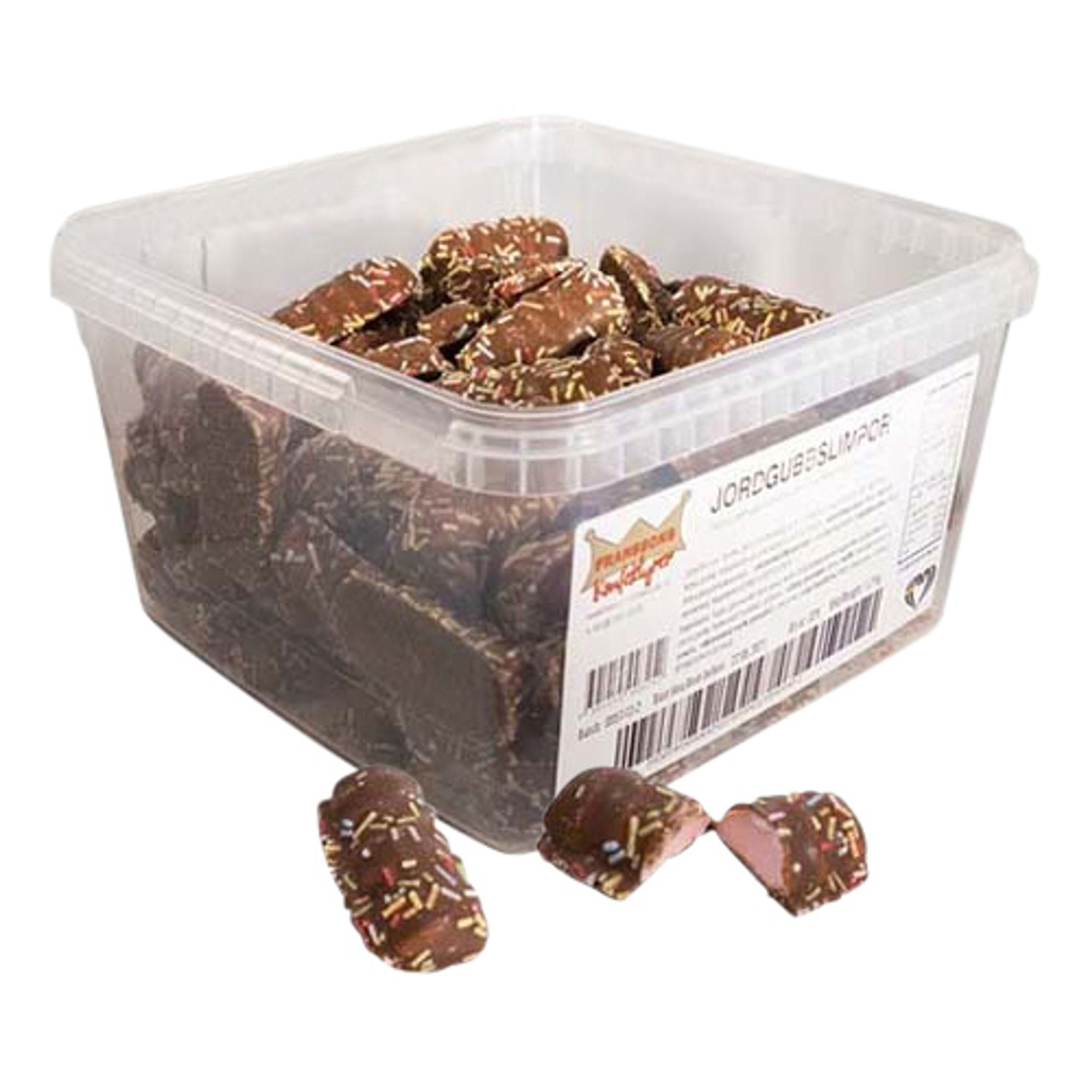 Franssons Jordgubbslimpor Lösvikt i Burk - 1,2 kg