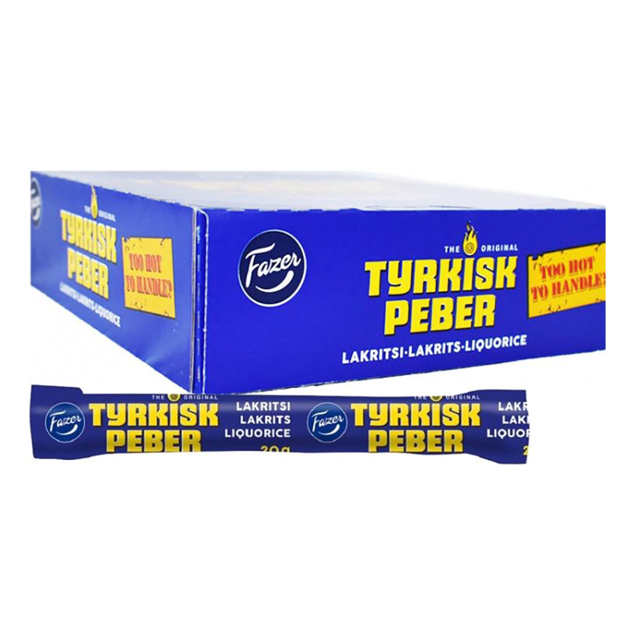 Fazer Tyrkisk Peber Stänger Storpack - 30 x 20 g