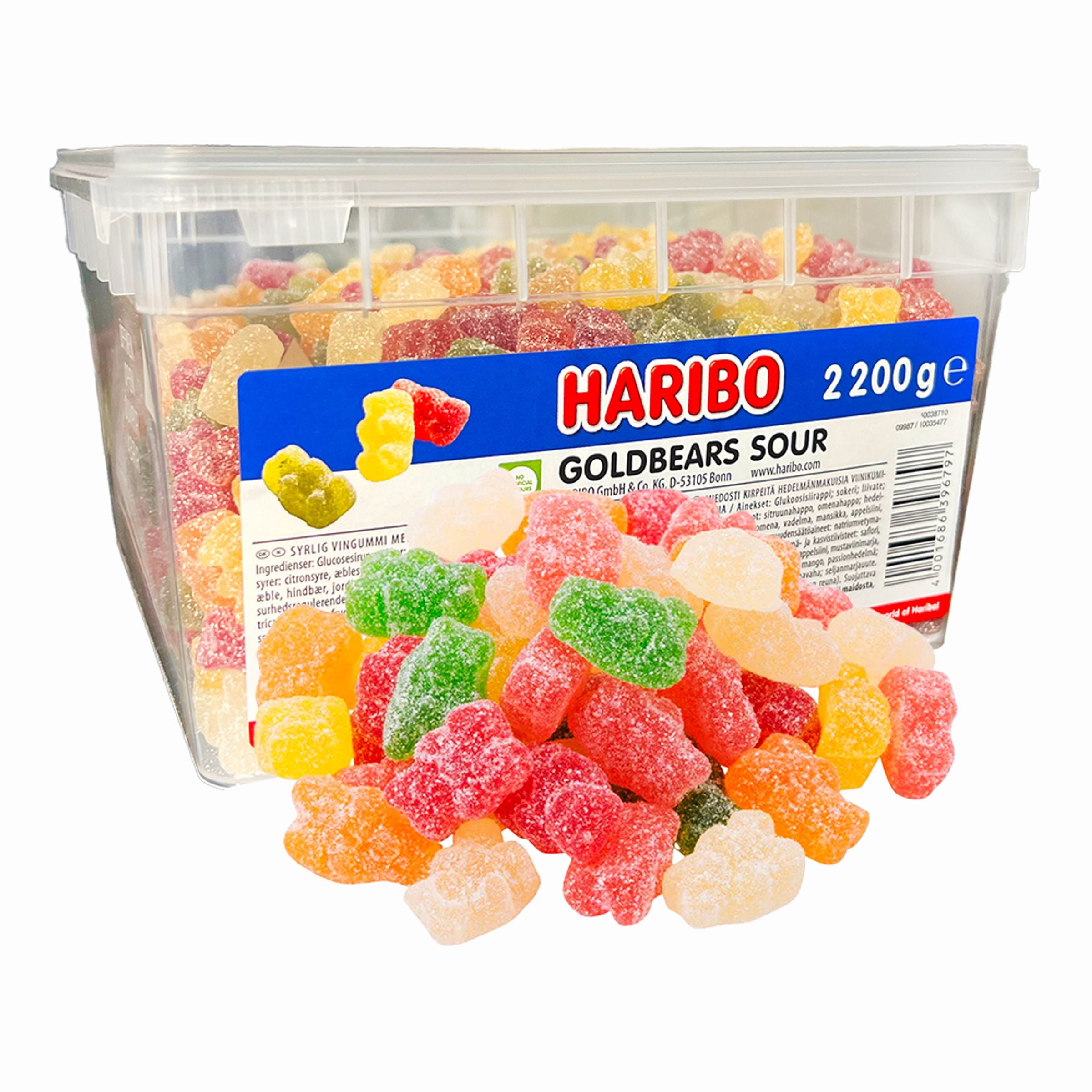 Haribo Sura Guldbamsar Storpack - 2,2 kg