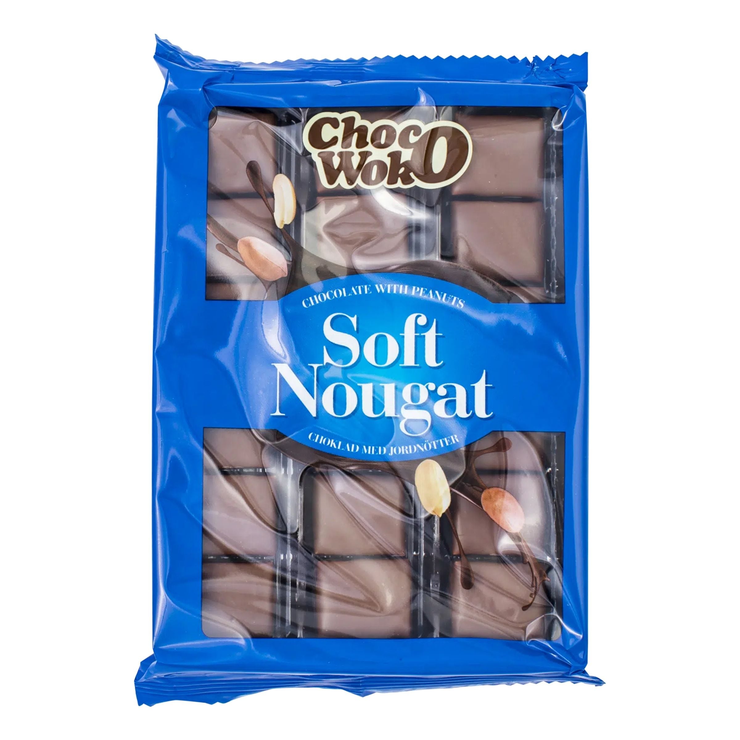 Choco Woko Soft Nougat Choklad & Jordnöt - 162 g