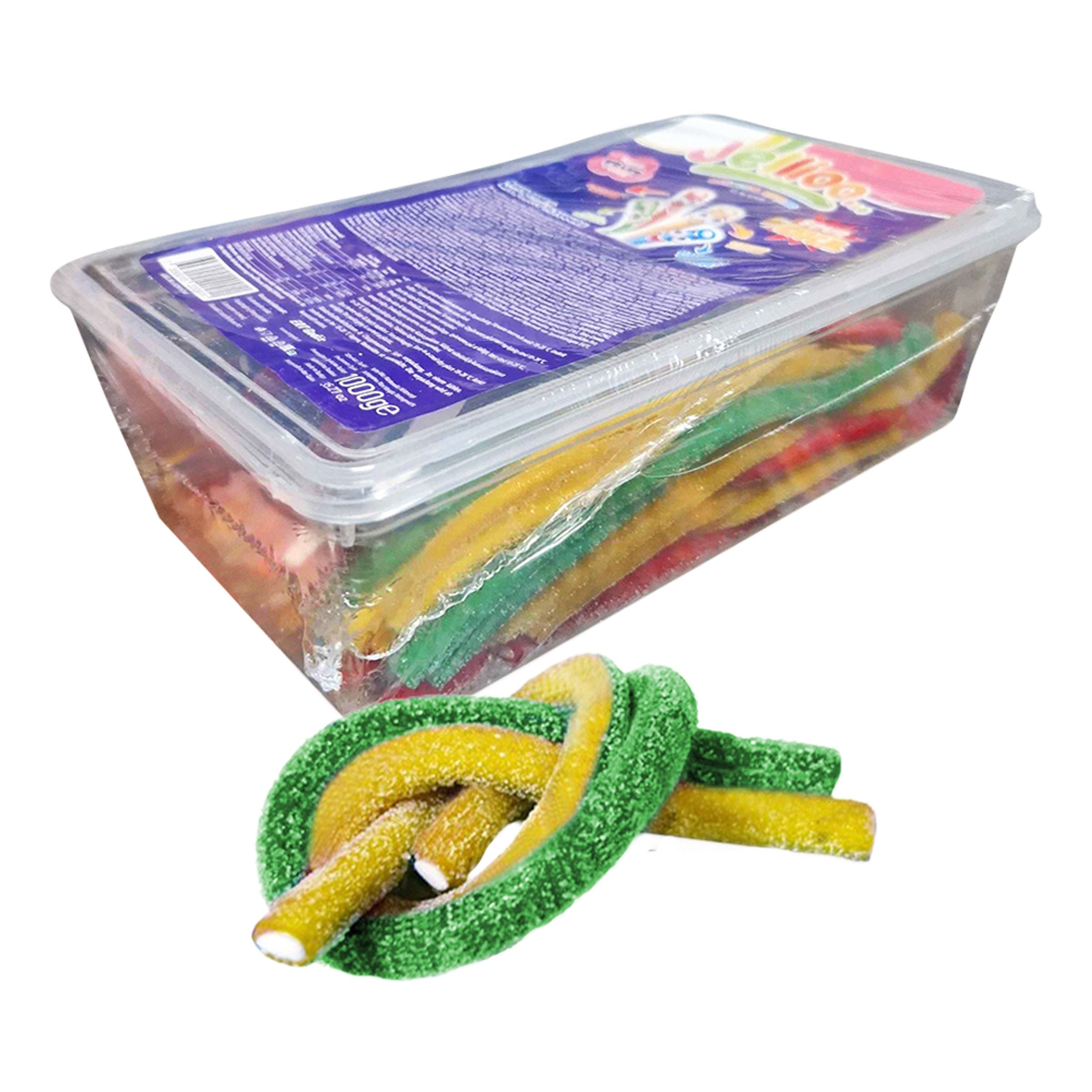 Jellioo Sour Pencil Fruit Storpack - 1 kg